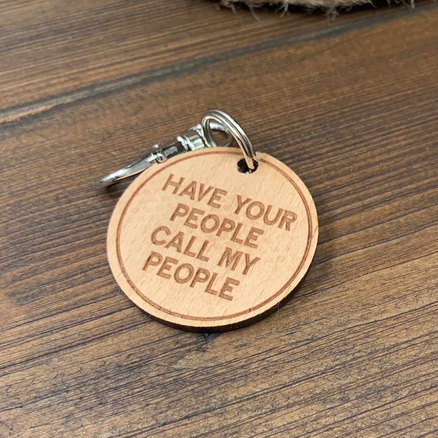 Have Your People Call My People Dog ID Tag