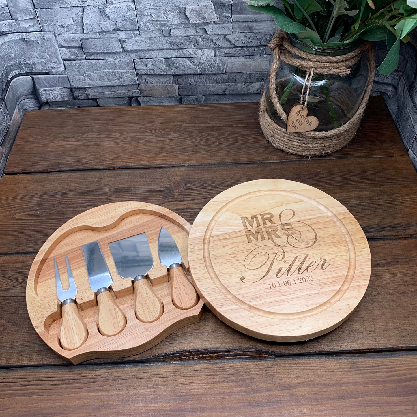 Wedding Cheeseboard Gift Set