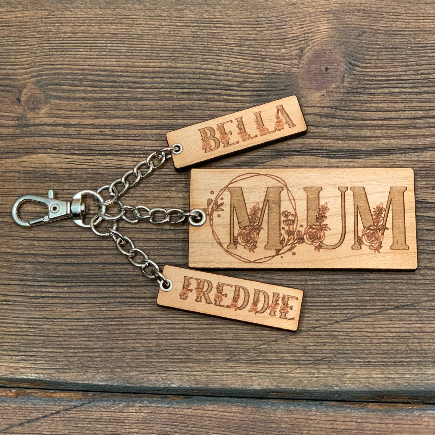 Mum Floral Keyring