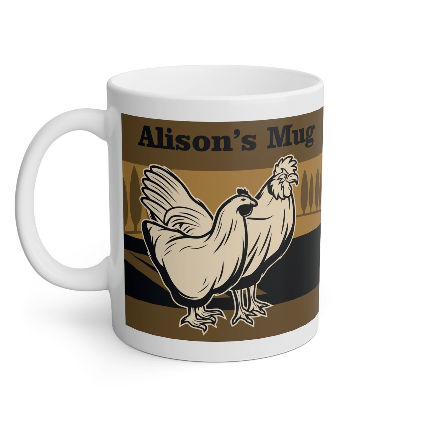 Chickens Cross the Road Mug