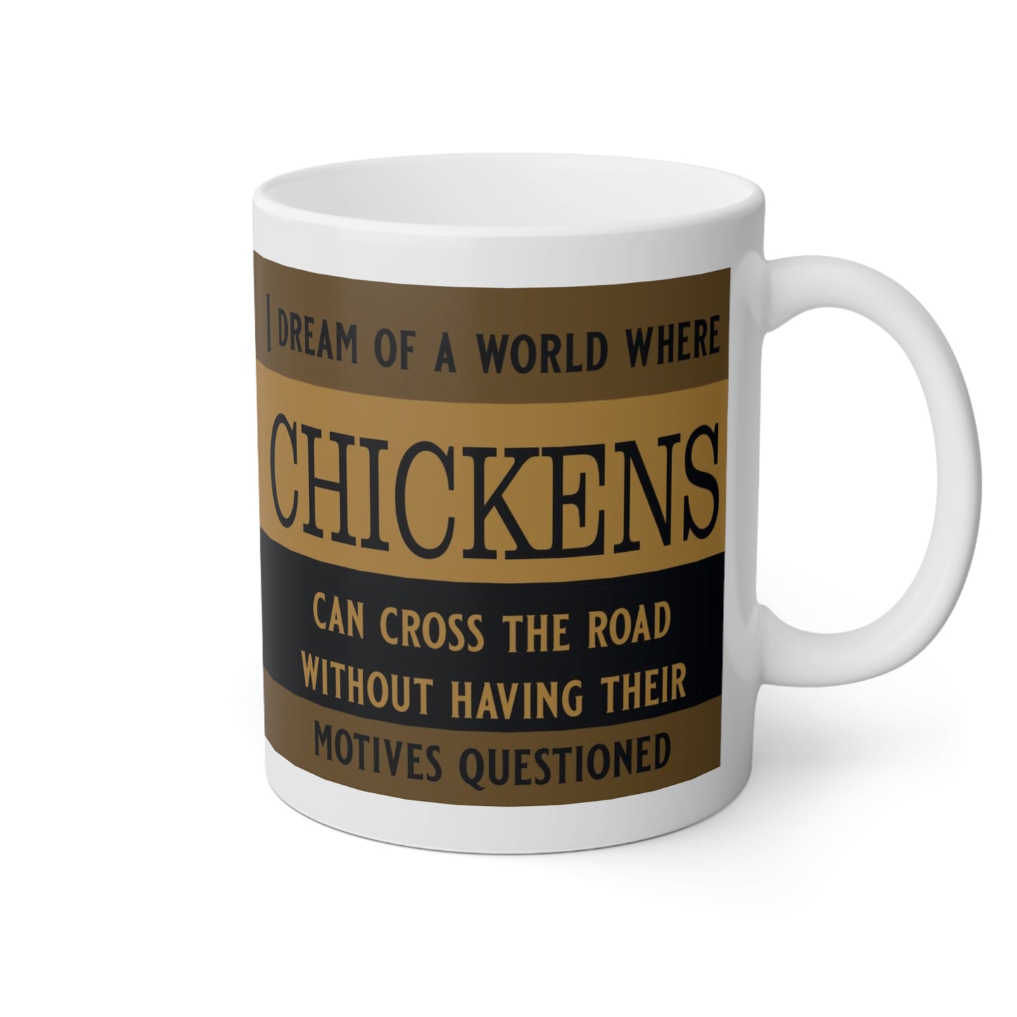 Chickens Cross the Road Mug