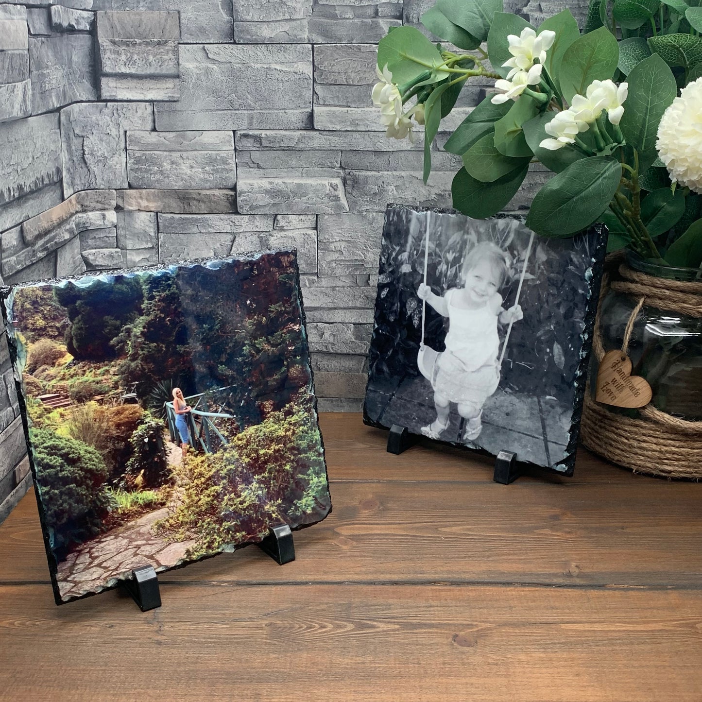 Stone Slate Photo Square