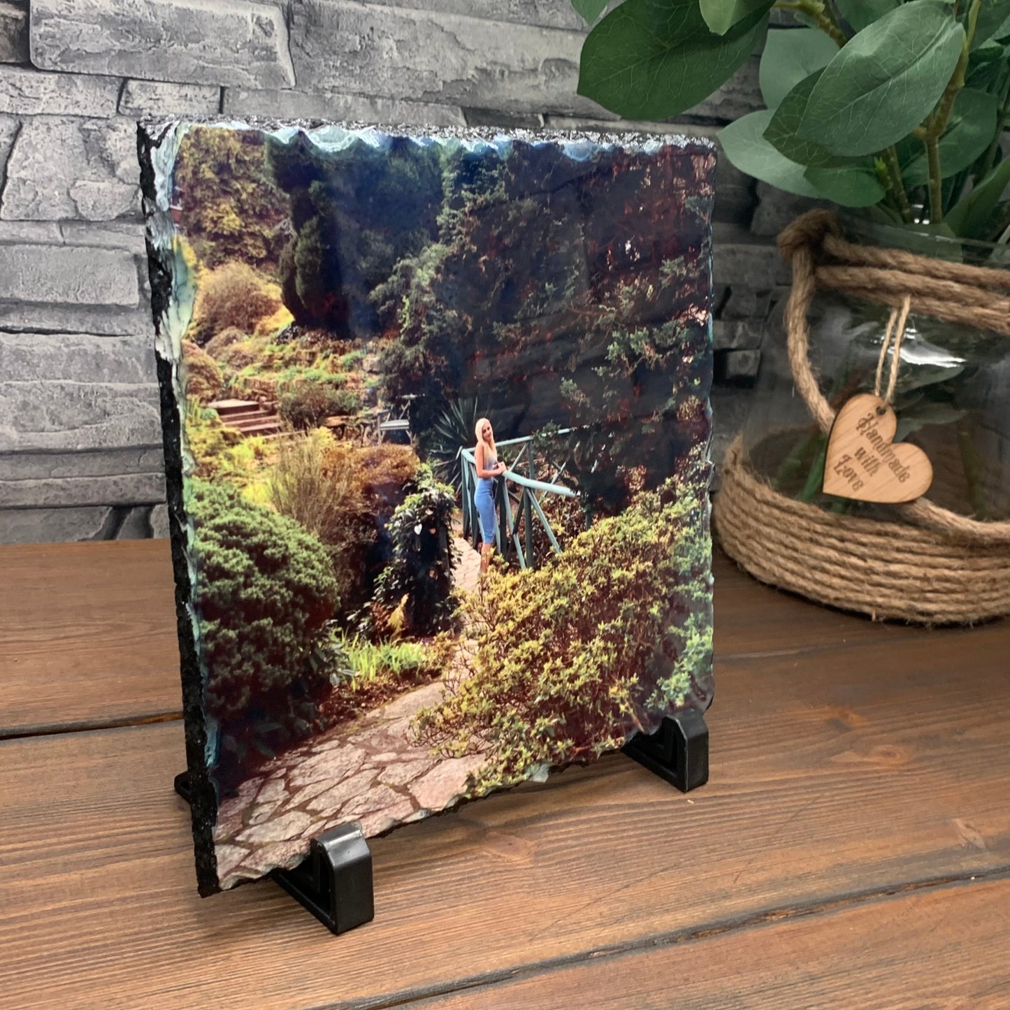 Stone Slate Photo Square