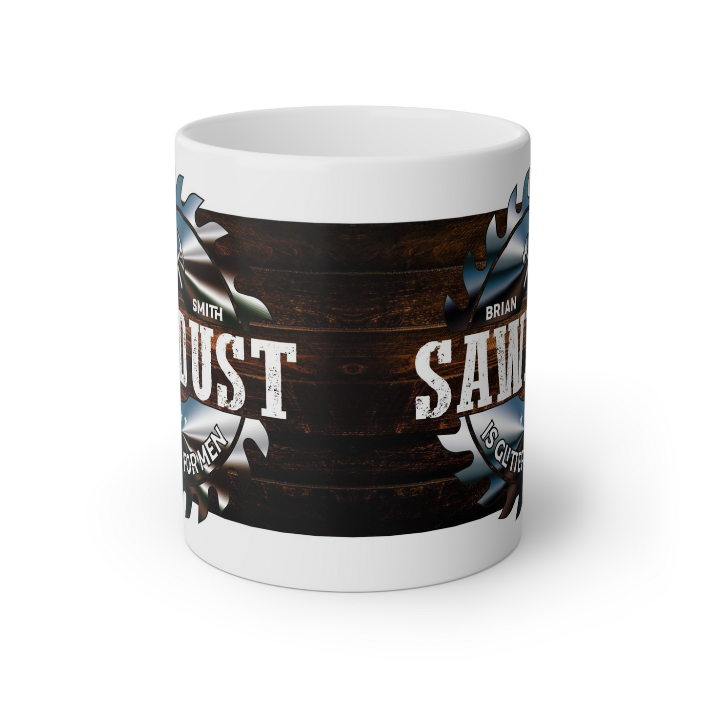 Sawdust, Mans Glitter Mug