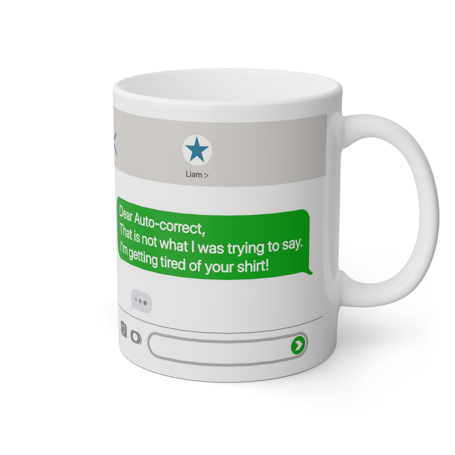 Text Message Mug