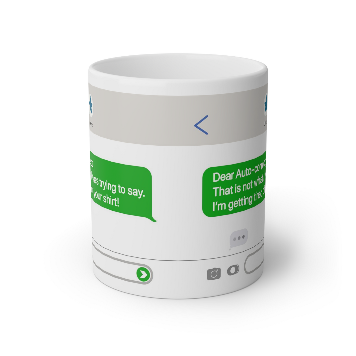 Text Message Mug